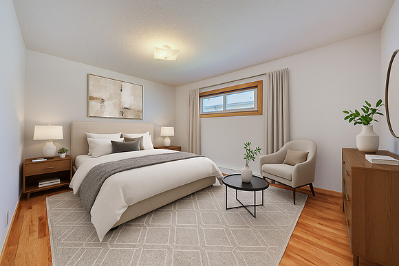 Staged Bedroom
