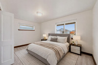 Modern bedroom with neutral tones